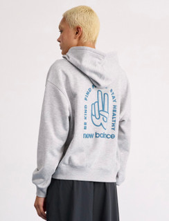هودی زنانه نیو بلنس مدل صلح اورسایز NEW BALANCE OVERSIZED PEACE HOODIE