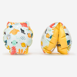 بازو بند کودک برند نابایجی زرد/آبی کم رنگ NABAIJI Swimming wings children 11-30 kg